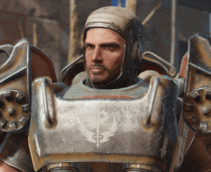 This is the Avatar Image for the Paladin Danse (Fallout 4) AI Voice and Text to Speech Generator